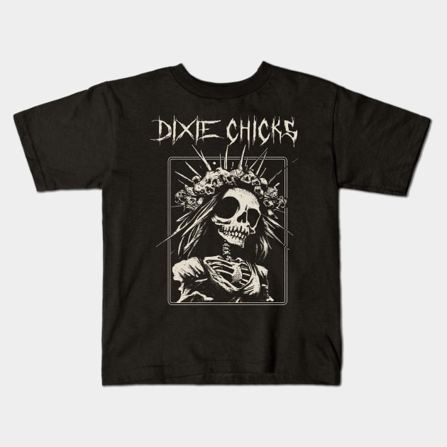 dixie chicks spooky bride Kids T-Shirt by hex pixel